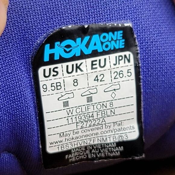 Hoka One One Clifton 8 - Women's running shoes - Size 9.5B - Picture 11 of 11